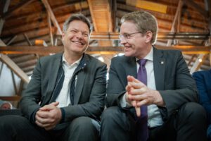 Robert Habeck im Gespräch mit Daniel Günther