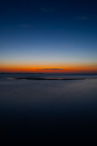 Sonnenuntergang über der Ostsee bei Stein in Schleswig-Holstein