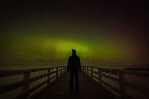 Polarlichtüber der Ostsee