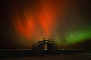 Polarlichtüber der Ostsee