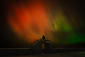 Polarlichtüber der Ostsee